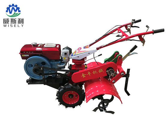 中国 ISO標準5.67KWディーゼル力の耕うん機/小さい農機具赤い色 サプライヤー